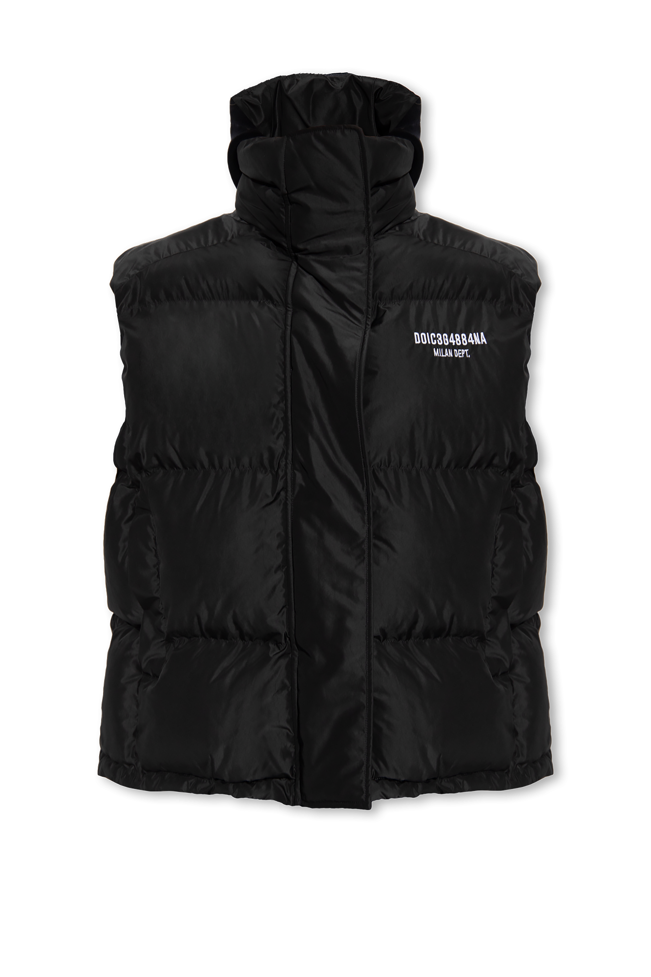 Black Logoembroidered vest Dolce & Gabbana Vitkac GB